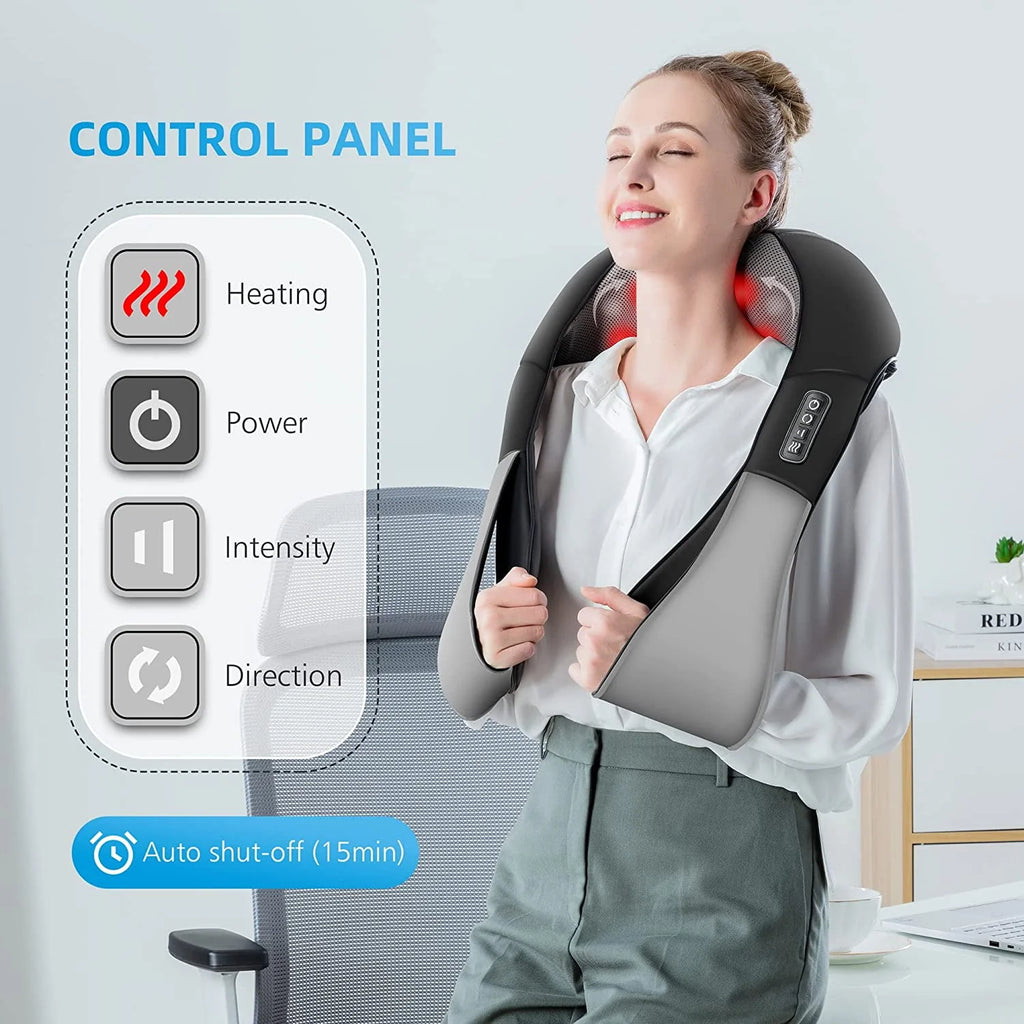 Shiatsu Neck & Shoulder Massager with Heat L711