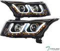 Matte Black LED Projector Headlights For Chevy Cruze D141