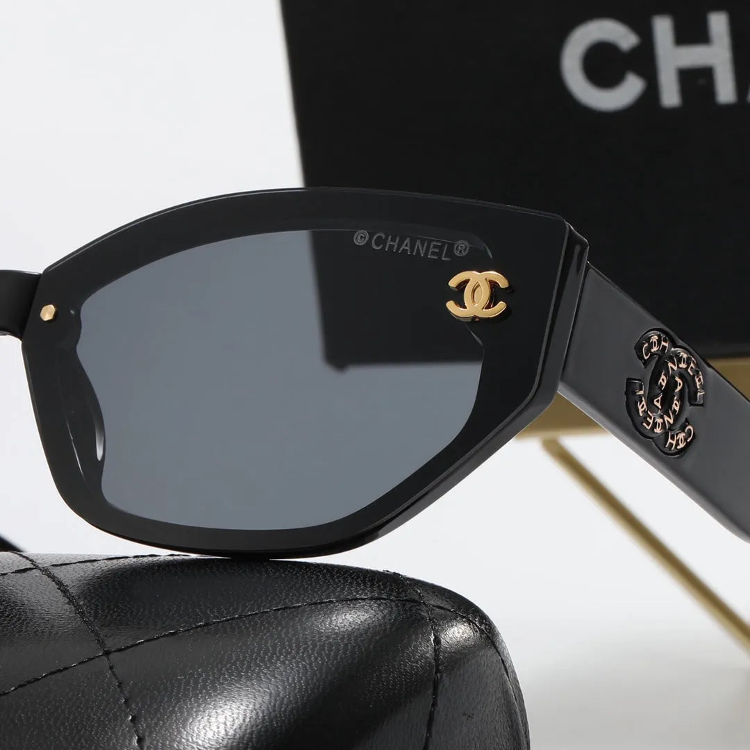 Double C Inlaid Letter Polarized Sunglasses R340174