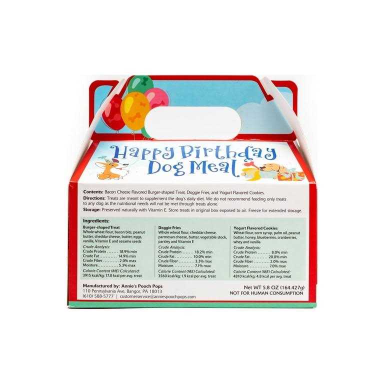 Happy Birthday Dog Meal K15609
