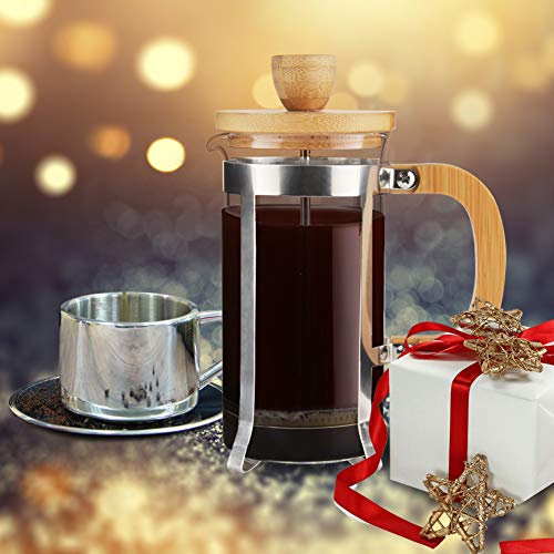34 oz French Press Coffee Maker with Bamboo Lid Y631850