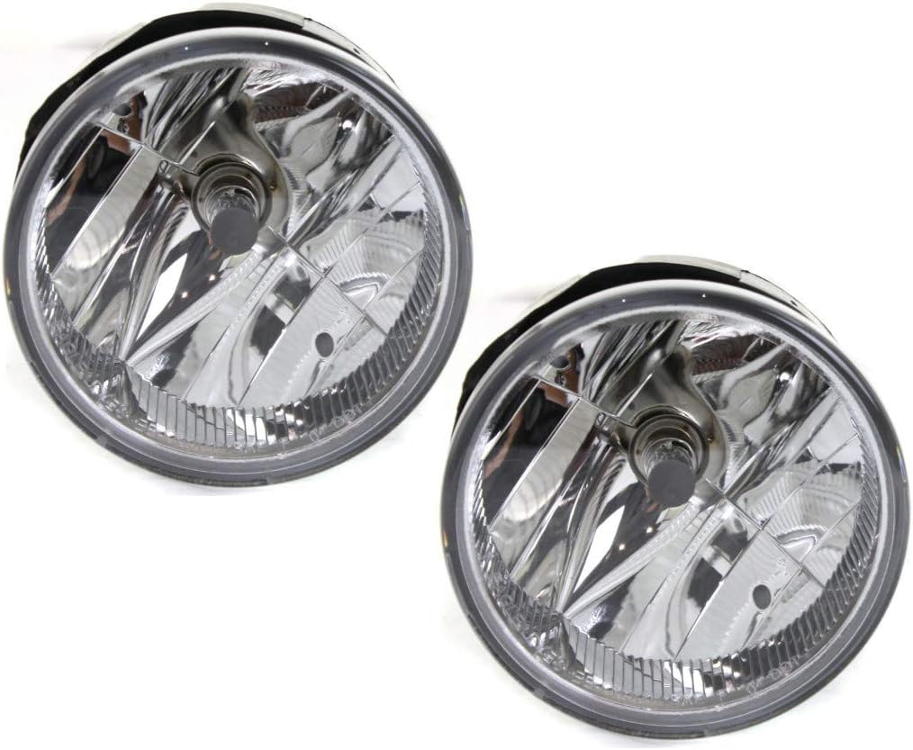 Pair Fog Lights for 2004 Jeep Grand Cherokee Pack of 2 W81454