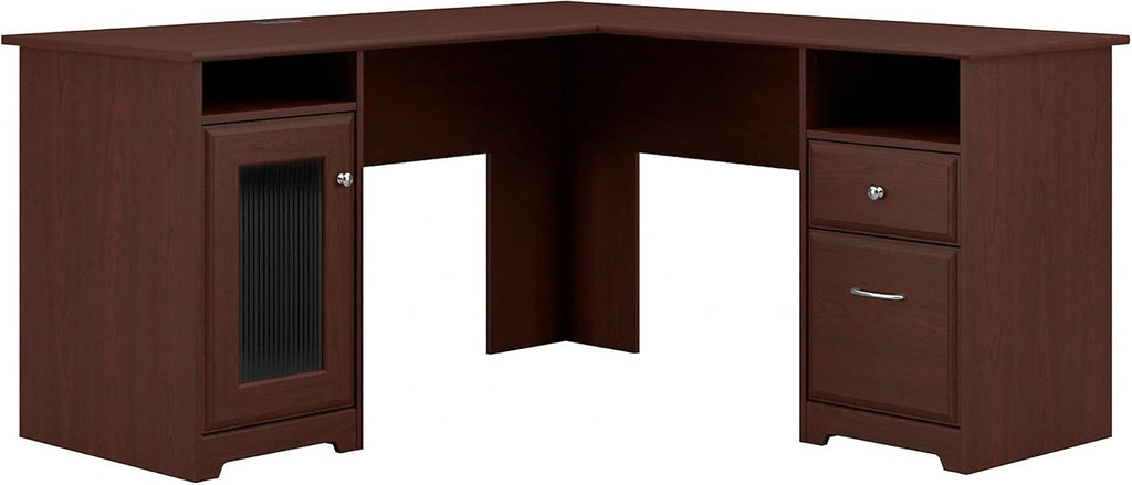 White L Shaped Computer Desk D26690