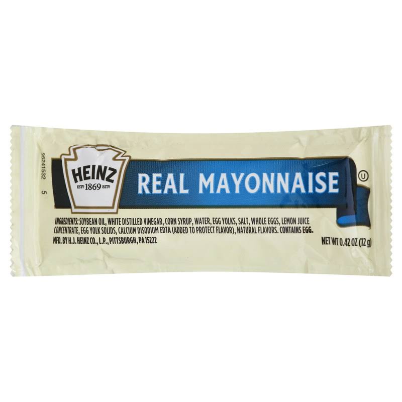 Heinz Single Serve Real Mayonnaise (500 ct Casepack) Z235