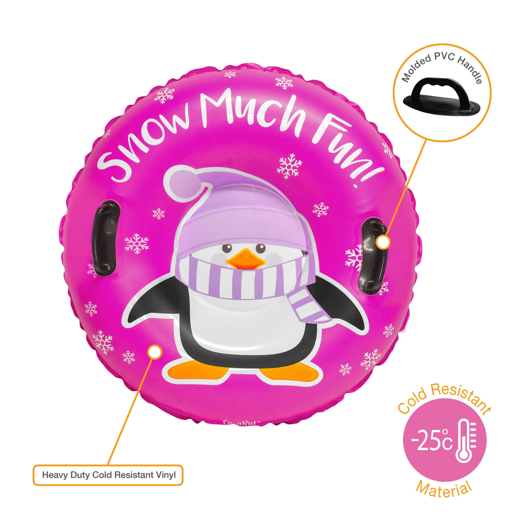 Inflatable Penguin Snow Ring Snow Sled Toboggan K561506