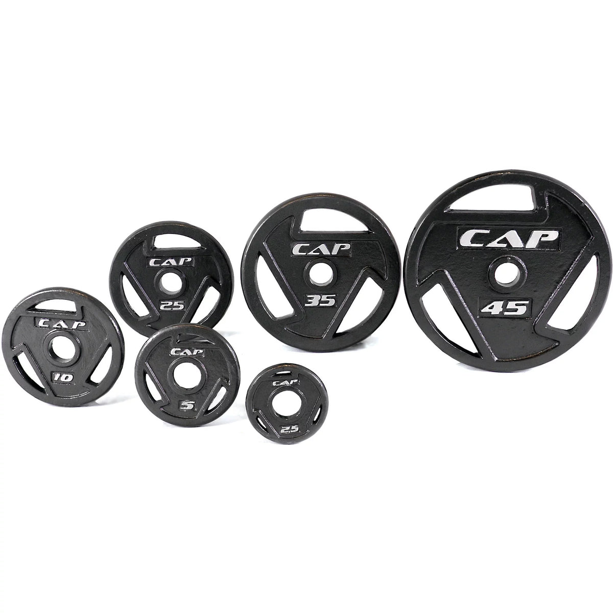 2.5 lb Black Olympic Grip Plate X2554
