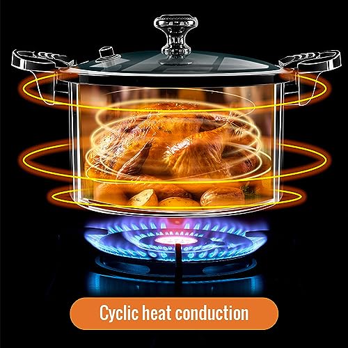 8L Non-stick Enamel Micro Pressure Cooker N3876