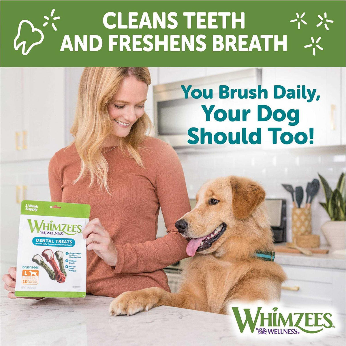 Large Natural Dental Dog Treats I434