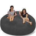 7' Memory Foam Bean Bag Chair Micro Suede C7038