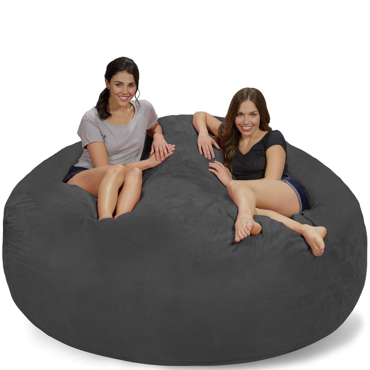 7' Memory Foam Bean Bag Chair Micro Suede C7038