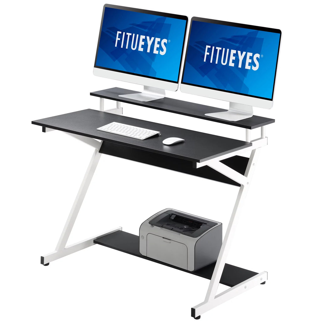 White Computer Desk S74819