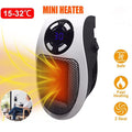 Portable Mini Electric Wall Heater with Timer D7340