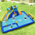 Inflatable Water Slide Bounce House Splash Pool with Blower J753