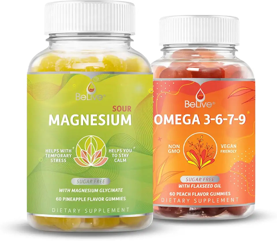 Magnesium Glycinate & Omega 3-6-7-9 Bundle L7502