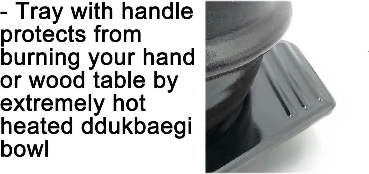 32 Fl Oz Korean Earthenware Cookware with Tray E900855