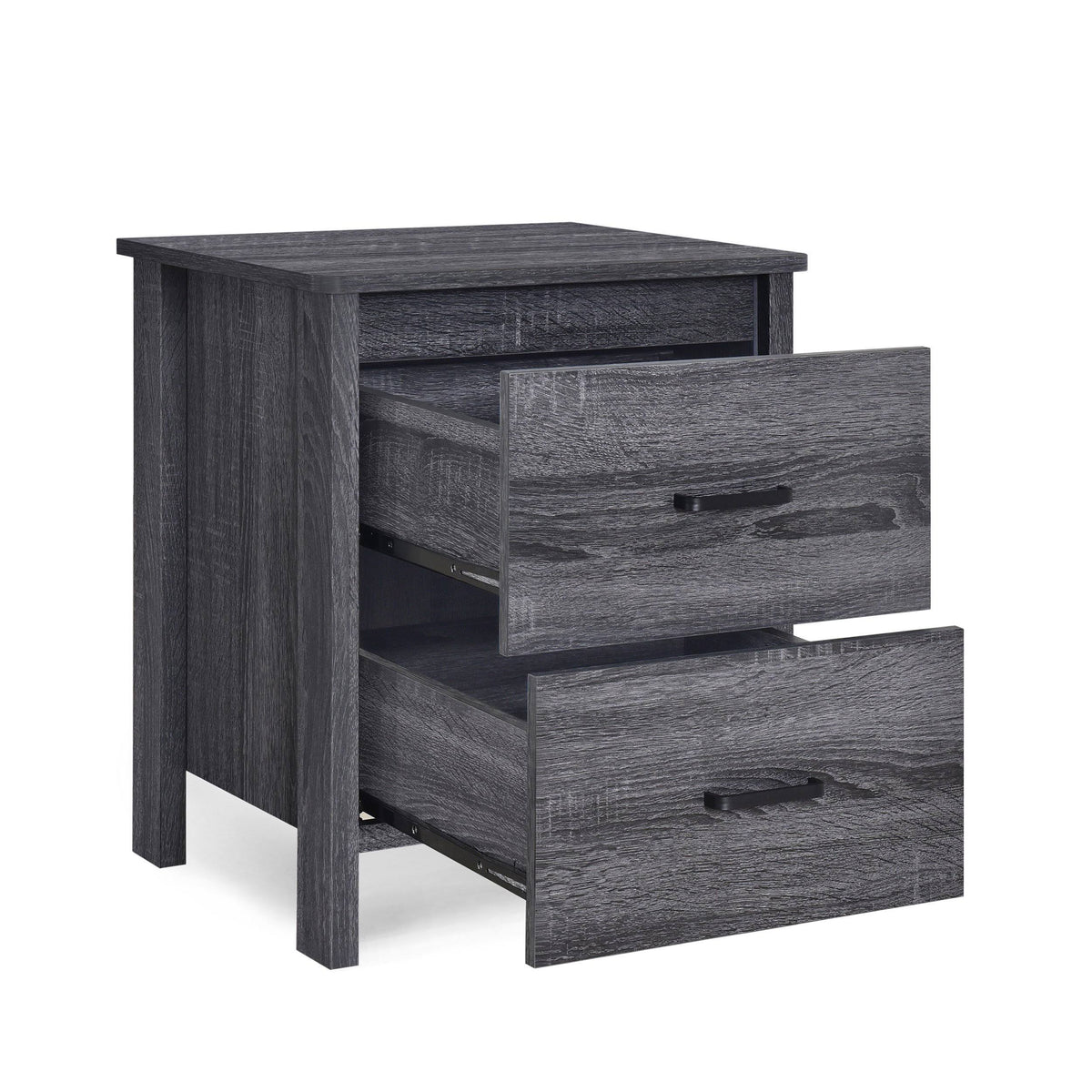 Wenge 2 Drawer Nightstand J14918