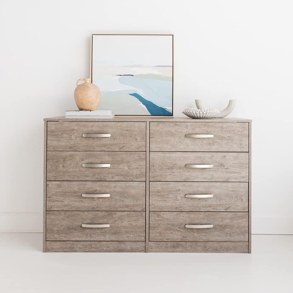Vintage Gray 5 Drawer Chest T518457