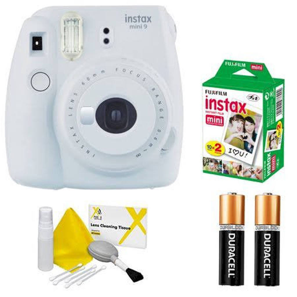 White Instant Film Camera + 20 Prints Value Kit A8050