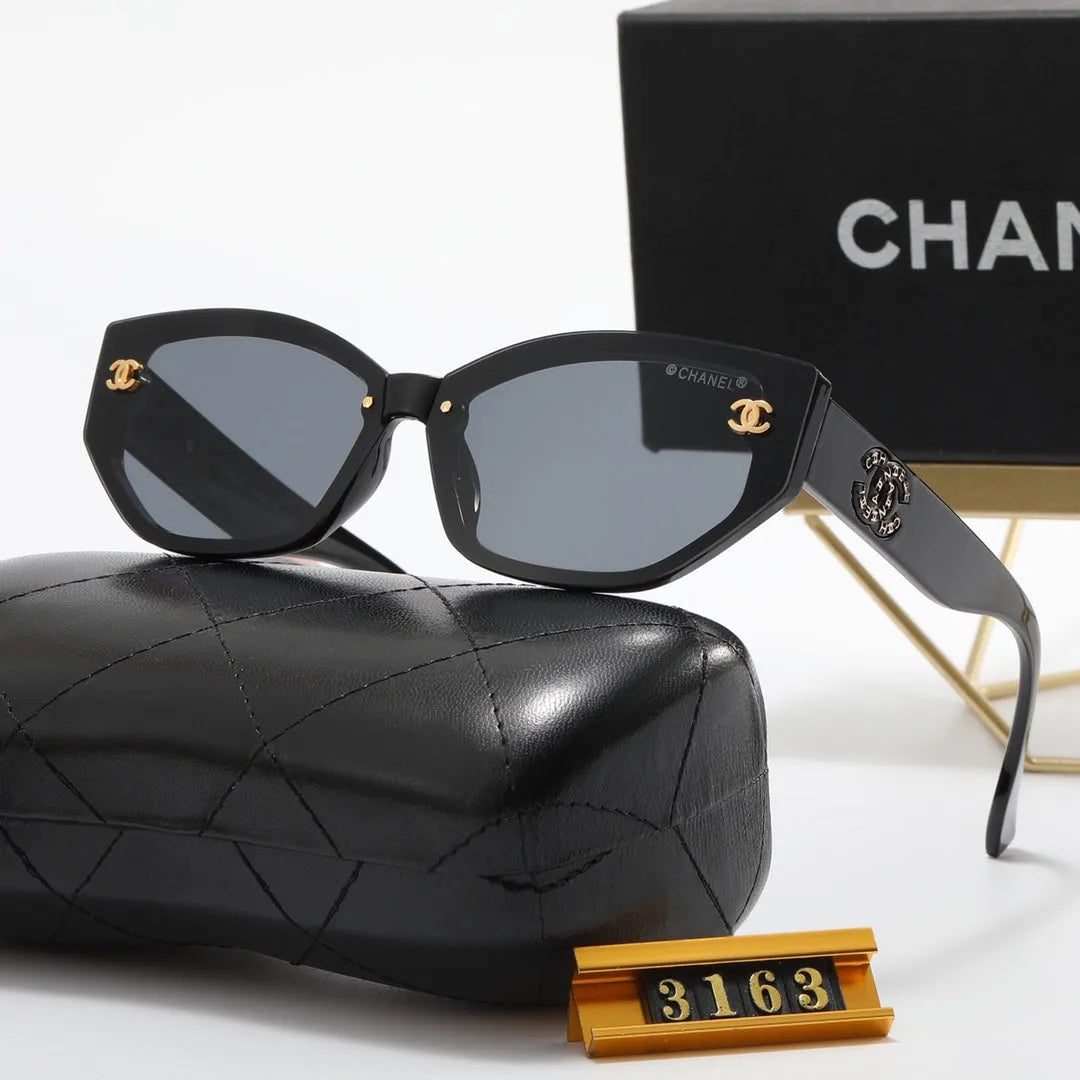 Double C Inlaid Letter Polarized Sunglasses R340174