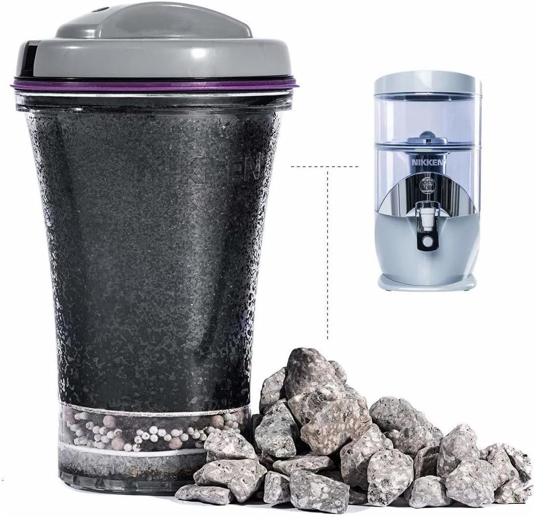 1 Filter Cartridge + 1 Mineral Stones Water Filter Replacement H6490