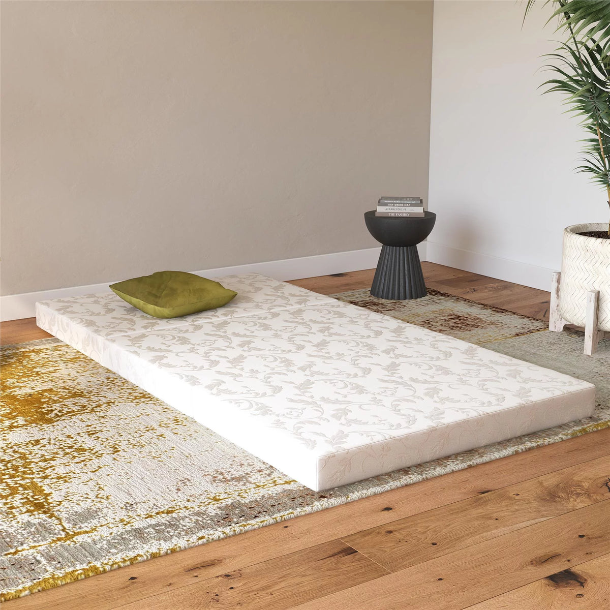 4-Inch Tri Folding Mattress with Carry Bag, Twin Size A197