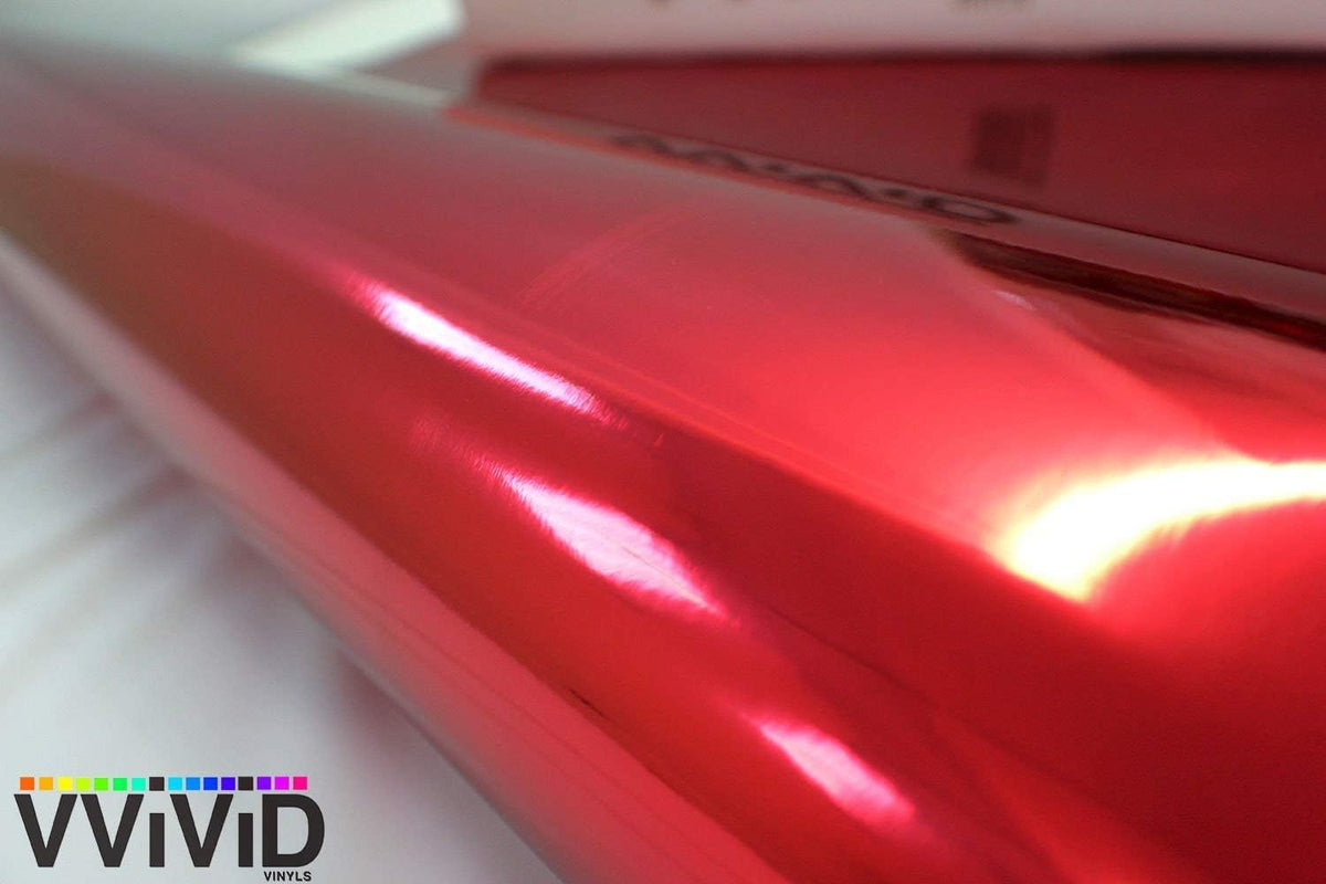 Red Mirror Chrome Cast Vinyl Wrap (50ft x 5ft) R872