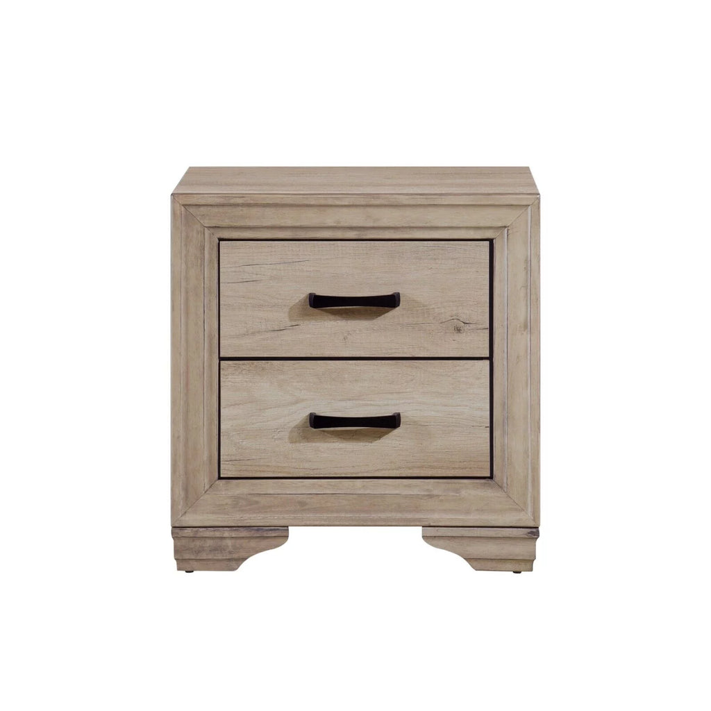 3pc Eastern King Size Bed and Two Nightstands Bedroom Set D26678