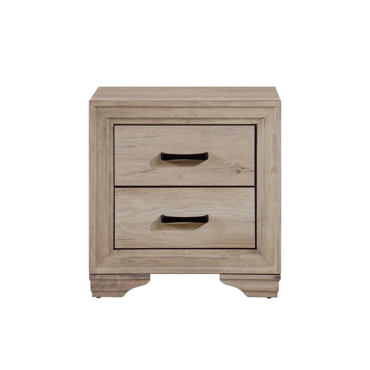 3pc Eastern King Size Bed and Two Nightstands Bedroom Set D26678