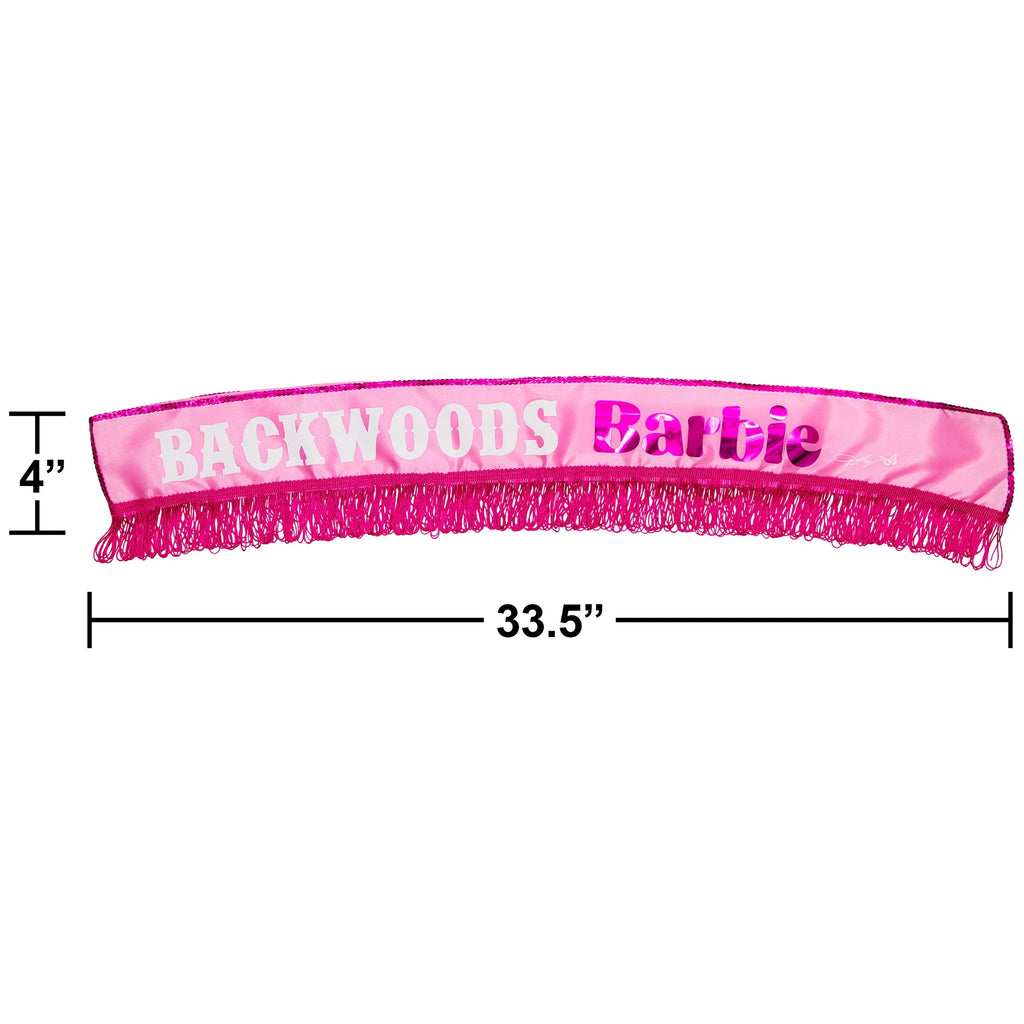 Pink Backwoods Barbie Sash H23366