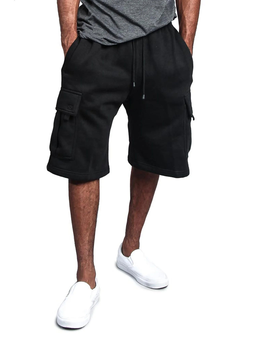 Fleece Heavyweight Cargo Sweat Shorts U983