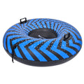 Blue and Black Inflatable Ride-On Pool Float K60503