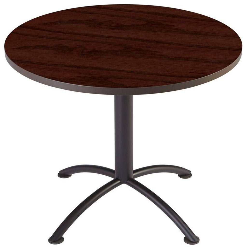 Mahogany/Black Round Table Y77353