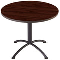 Mahogany/Black Round Table Y77353