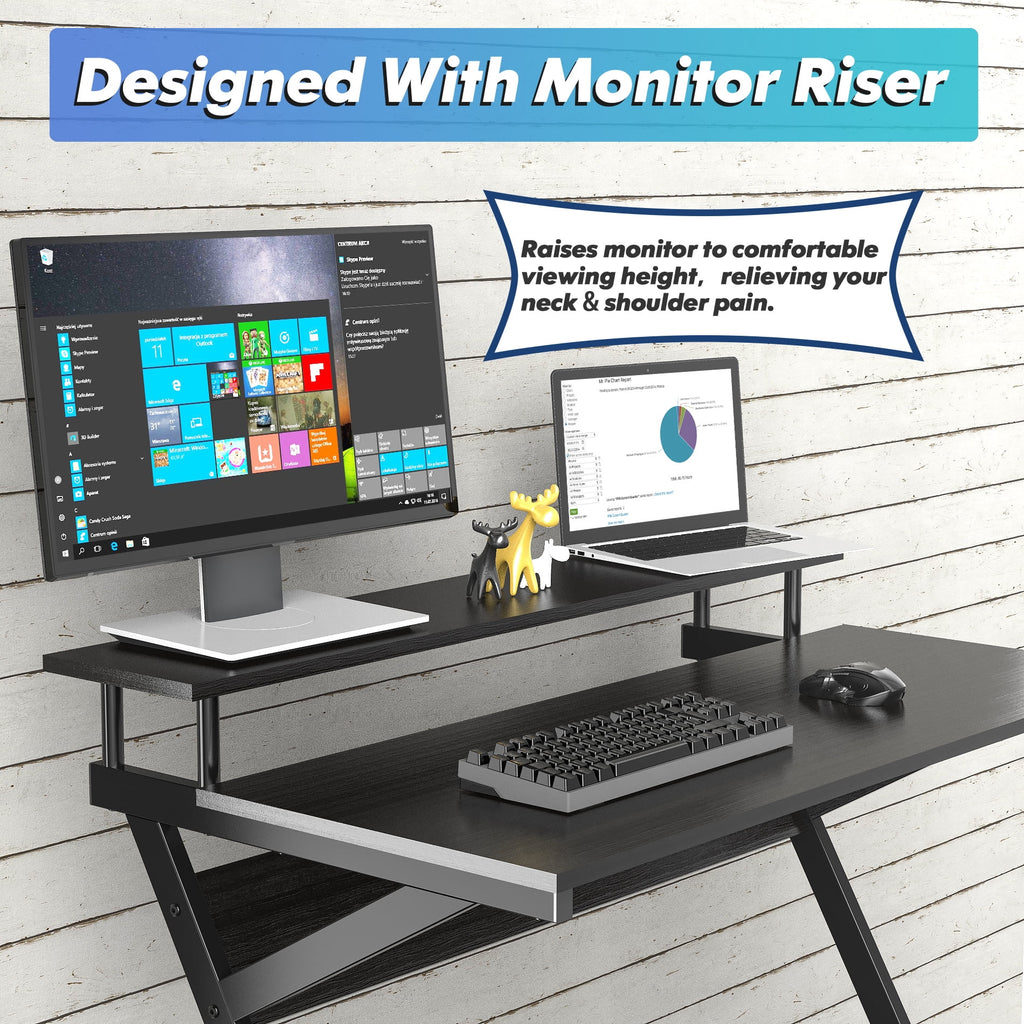 White Computer Desk S74819