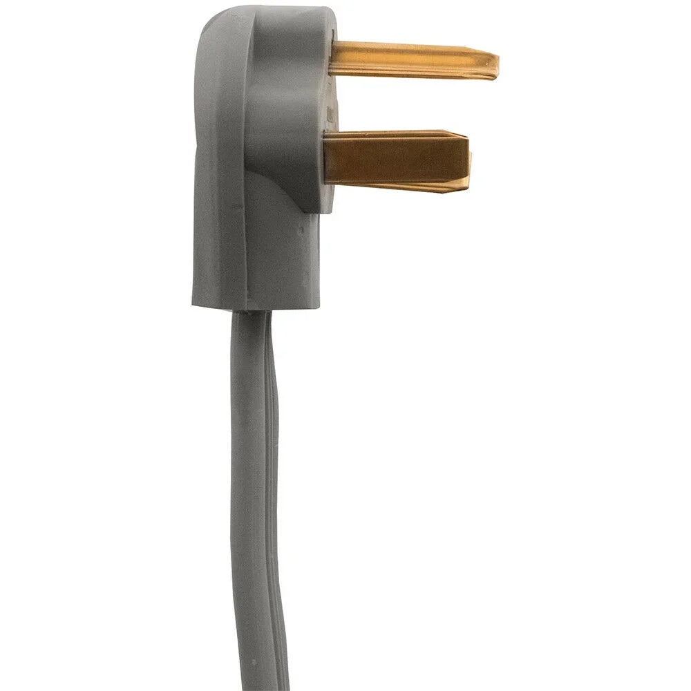 3 Prong Universal Electric Dryer Power Cord 4 foot 30 amp F5762