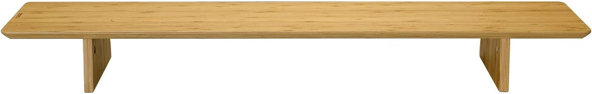Large Bamboo Wood Dual Monitor Stand Riser Pack of 2 Y949