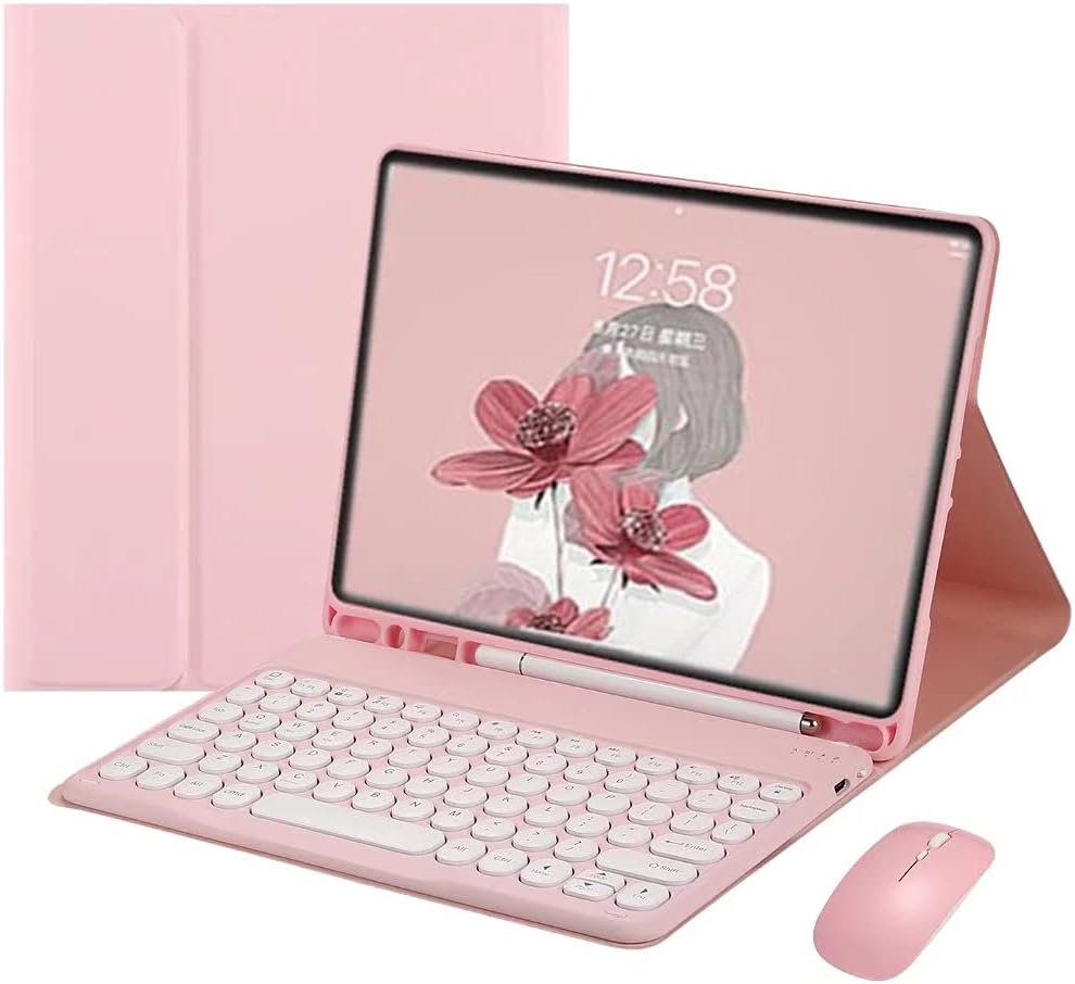 Pink Keyboard Case with Mouse for iPad Pro 11 H8800