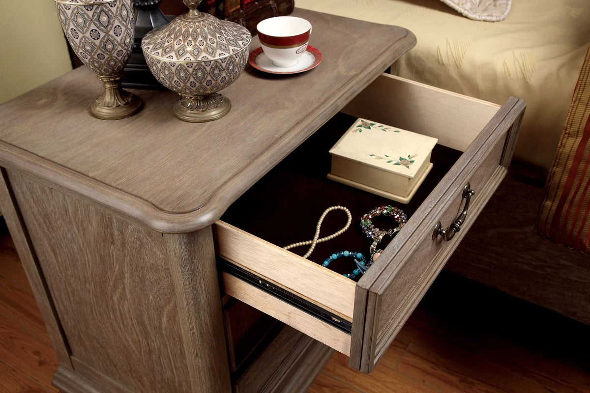 Solid Wood 1pc Nightstand C1968
