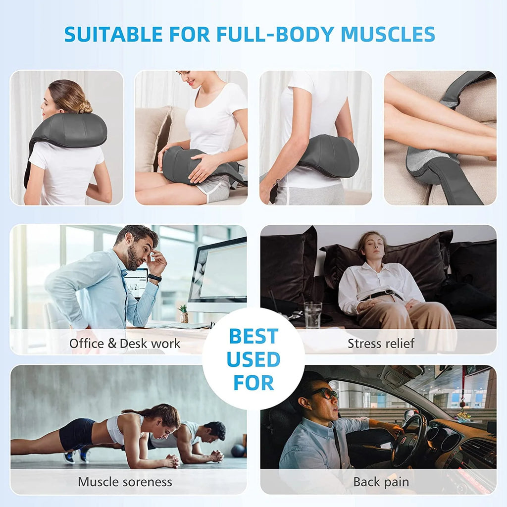 Shiatsu Neck & Shoulder Massager with Heat L711