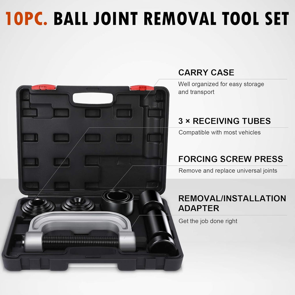 Ball Joint Press & U Joint Removal Tool Kit with 4wd Adapters K503