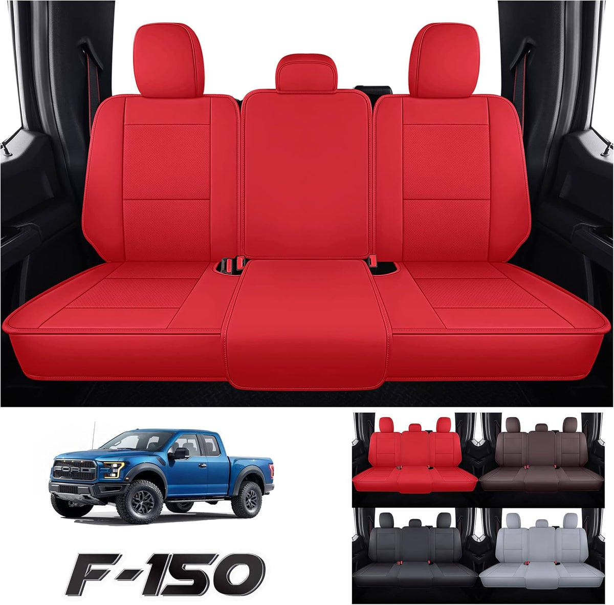 Leather Car Seat Cover for Ford F150 2009-2022 B504393