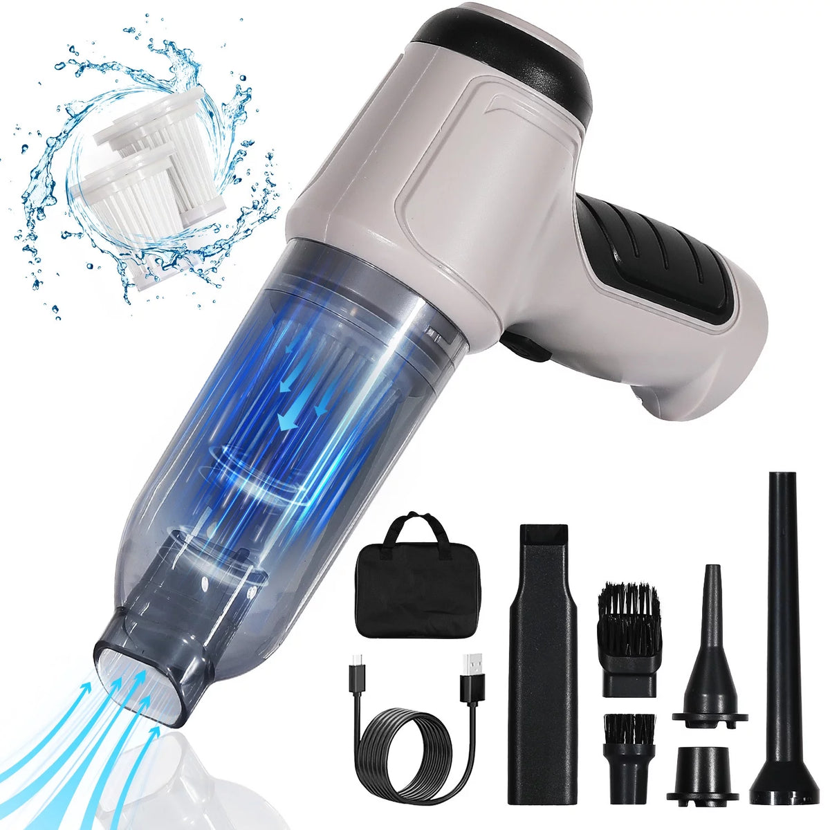 9000PA Cordless Handheld Vacuum Cleaner Y351