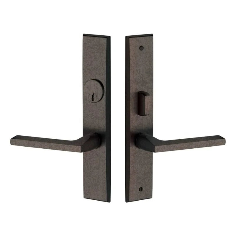 Distressed Oil Rubbed Bronze Mortise Entry Set I76401