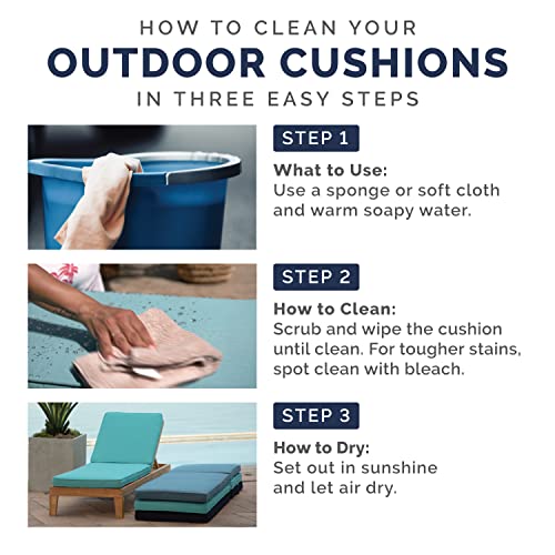 Rain-Proof Fade Resistant Outdoor Chair Cushion F237