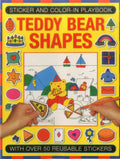 Teddy Bear Shapes Sticker and Color-in Playbook with Over 50 Reusable Stickers X763954