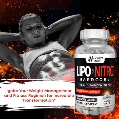 Diet Pills with Nitro Energy Dietary Supplement 120 White Tablets V175