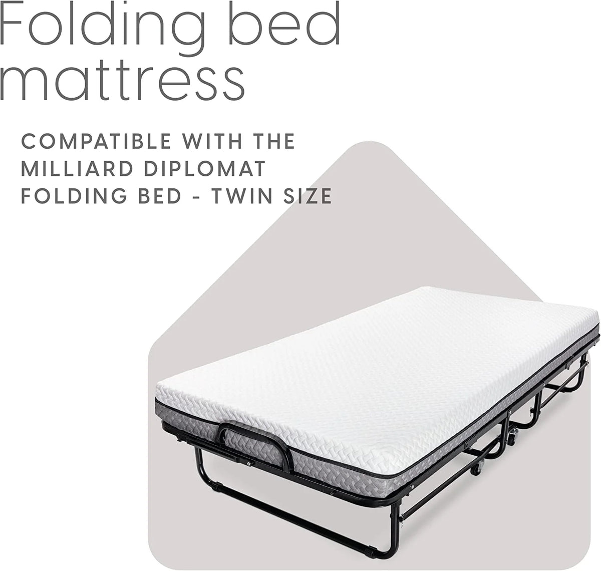 5 in. Memory Foam Mattress Twin Dual-Sided M389