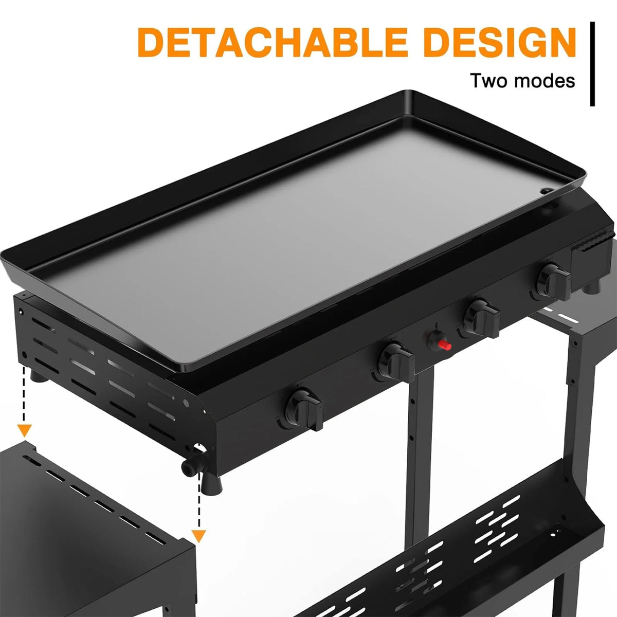 4-Burner Propane Gas BBQ Grill C245466
