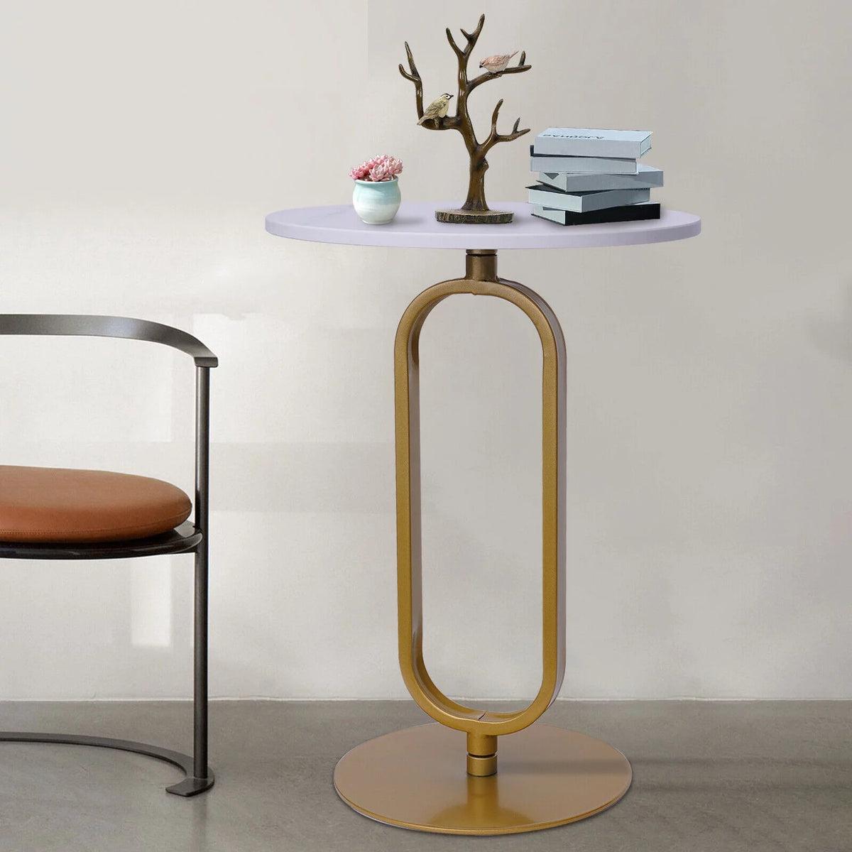 Metal & Marble Console Table H4447