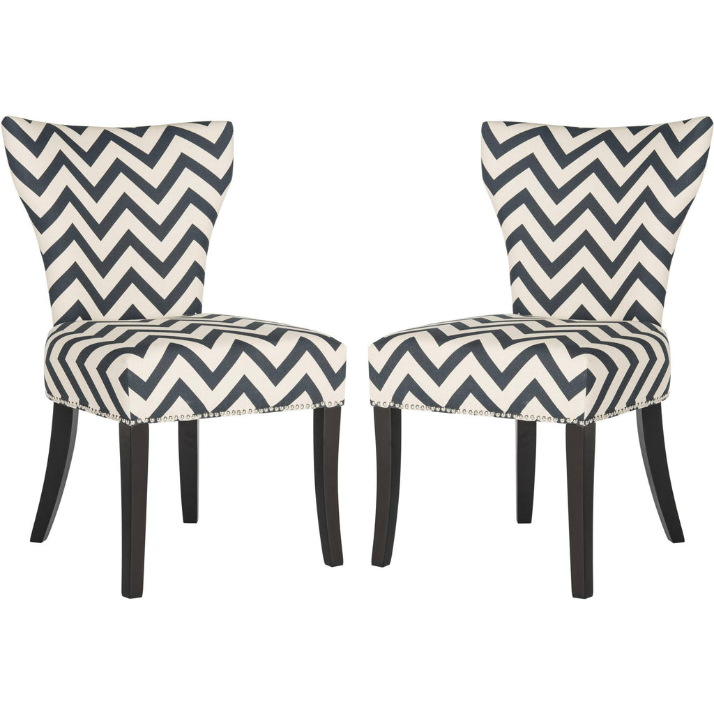 Navy/White Side Chair (Set of 2) T81960
